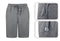 Milanoro joggingbroek - Kort - Regular Fit - Maat XL - Donker grijs