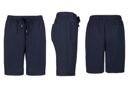 Milanoro Korte broek - Regular Fit - Maat XL - Militair Blauw
