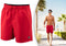 Milanoro - Lichte, comfortabele zwemshort - Rood - XL