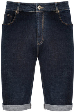 Milanoro - Stijlvolle jeansshort voor mannen - Zwartblauw - XL