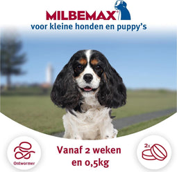 Milbemax Ontworming Tabletten Hond 0,5 - 10 kg 2 tabletten