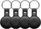 MiLi MiTag Leather case - Zwart - 4 Pack
