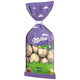 Milka - Chocolade milka paaseitjes wit 12 tot 13 stuks