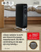 Mill OIL1500WIFI3 Black - WiFi-geïntegreerde design olieradiator - 1500 Watt - droogt de lucht niet uit - tot 24m2 - zwart