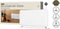 Mill PA1500WIFI3A - WiFi-geïntegreerde stalen paneelverwarming - 1500 Watt - tot 22m2 - 100% stil - aan de muur of vrijstaand