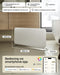 Mill PA1500WIFI3A - WiFi-geïntegreerde stalen paneelverwarming - 1500 Watt - tot 22m2 - 100% stil - aan de muur of vrijstaand