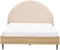 MILLAY - Bed - Beige - 140 x 200 cm - Bouclé