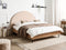 MILLAY - Bed - Beige - 160 x 200 cm - Bouclé
