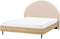 MILLAY - Bed - Beige - 160 x 200 cm - Bouclé