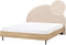 MILLAY - Bed - Beige - 180 x 200 cm - Bouclé