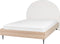 MILLAY - Bed - Wit - 140 x 200 cm - Stof