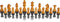 MILLENNIUM The King Performance - Schaakcomputer met adaptieve speellevels. Met frame van echt hout, houten stukken en 81 LEDS voor zetindicatie.