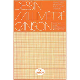 Millimeterblok Canson A3 lichtbruin | 10 stuks