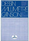 Millimeterblok Canson A4 blauw