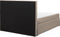MILORD - Tweepersoons boxspringbed - Bruin - 160 x 200 cm - Polyester