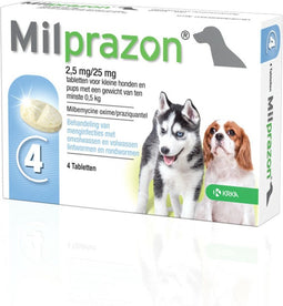 Milprazon Ontworming Kleine Hond 4 tabletten