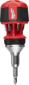 Milwaukee 4932471868 Schroevendraaier 8 in 1 ratelend 8 in 1 Compact Ratcheting Multi-bit Screwdriver - 1pc