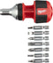 Milwaukee 4932471868 Schroevendraaier 8 in 1 ratelend 8 in 1 Compact Ratcheting Multi-bit Screwdriver - 1pc