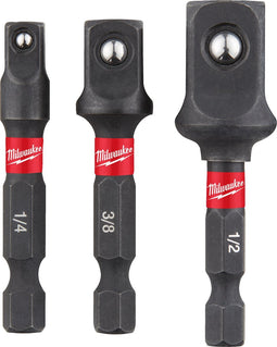 Milwaukee 4932479228 SHOCKWAVE™ IMPACT DUTY doppen adapters - Hex Impact adaptor set - 3pc