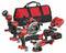 Milwaukee accu combiset (6x) - M18 FPP6E3-502B - 18V FUEL - 2x5,0 Ah accu en lader - in transporttas