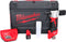 Milwaukee M12 BPRT-201X accu blindklinknagel 12 V 20,32 mm + 1x oplaadbare batterij 2.0 Ah + lader + HD doos ( 4933464406 )