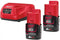 Milwaukee M12 NRG-202 Accu NRG pack 2x 12V 2.0Ah Li-Ion M12™ - 4933459209