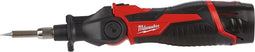 Milwaukee M12 SI-201C 12V Li-Ion accu Subcompacte Soldeerbout set (1x 2Ah accu) in koffer
