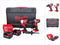 Milwaukee M18 BLPP2A-502X 18V Li-Ion accu Klopboor-/schroefmachine (M18 BLPD2) & Slagschroevendraaier (M18 BLID2) combiset (2x 5.0Ah accu) in HD box - Koolborstelloos