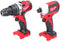 Milwaukee M18 BLPP2A-502X 18V Li-Ion accu Klopboor-/schroefmachine (M18 BLPD2) & Slagschroevendraaier (M18 BLID2) combiset (2x 5.0Ah accu) in HD box - Koolborstelloos