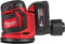 Milwaukee M18 BOS125-502B Li-Ion Accu excentrische schuurmachine set (2x 5.0Ah accu) in tas - 125mm