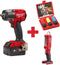 Milwaukee M18 FMTIW2F12-502X 18V Li-ion accu Slagmoersleutel set (2x 5.0Ah accu) in HD Box - 745Nm - 1/2''