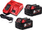 Milwaukee M18 FMTIW2F12-502X 18V Li-ion accu Slagmoersleutel set (2x 5.0Ah accu) in HD Box - 745Nm - 1/2''