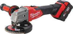 Milwaukee M18 FSAG125XB-502X 18V Li-ion accu Haakse slijper set (2x5.0Ah) in HD box - 125mm - koolborstelloos