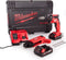 Milwaukee M18 FSGC-202X 18V Li-Ion accu Gipsschroefmachine / Bandschroefmachine set (2x 2,0Ah) in HD Box - koolborstelloos