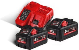 Milwaukee M18 HNRG-552 Accu pack 2x 18V 5.5Ah Li-Ion M18™ High Output™ - 4933464713