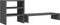 vidaXL - Monitorstandaard - 81x20x30 - cm - massief - grenenhout - grijs