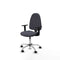Piqueras y Crespo B1D05RP - Bureaustoel - Hoogteverstelbaar met armleuning - Donker grijs