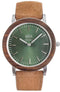 Wooden Watch - Waterloo - Silver - Walnut