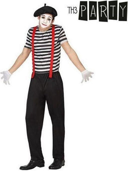 "Mime outfit voor mannen - Verkleedkleding - M/L"