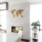 MiMi Innovations® Exclusieve Houten Wereldkaart - Muurdecoratie - 130x78 cm/51.2x30.8 inch - Eiken