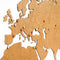 MiMi Innovations® Luxe Houten Wereldkaart - Muurdecoratie - Wanddecoratie - Muursticker - 180x108 cm/70.9x42.5 inch - Bruin
