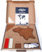 MiMi Innovations® Luxe Houten Wereldkaart - Muurdecoratie - Wanddecoratie - Muursticker - 90x54 cm/35.4x21.4 inch - Bruin