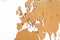 MiMi Innovations® Luxe Houten Wereldkaart - Muurdecoratie - Wanddecoratie - Muursticker - 180x108 cm/70.9x42.5 inch - Bruin