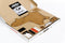 MiMi Innovations® Luxe Houten Wereldkaart - Muurdecoratie - Wanddecoratie - Muursticker - 180x108 cm/70.9x42.5 inch - Bruin