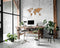 MiMi Innovations® Luxe Houten Wereldkaart - Muurdecoratie - Wanddecoratie - Muursticker - 180x108 cm/70.9x42.5 inch - Bruin