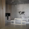 MiMi Innovations® Luxe Houten Wereldkaart - Muurdecoratie - Wanddecoratie - Muursticker - 130x78 cm/51.2x30.8 inch - Zwart