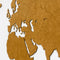 MiMi Innovations® Luxe Houten Wereldkaart - Muurdecoratie - Wanddecoratie - Muursticker - 180x108 cm/70.9x42.5 inch - Bruin