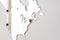 MiMi Innovations® Luxe Spiegel Wereldkaart - Muurdecoratie - 90x54 cm/35.4x21.4 inch - Spiegel