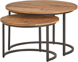 Mimi ronde salontafel, set van 2