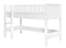 Bopita - Halfhoogslaper 90 x 200 - Rechte Trap - Nordic - Wit
